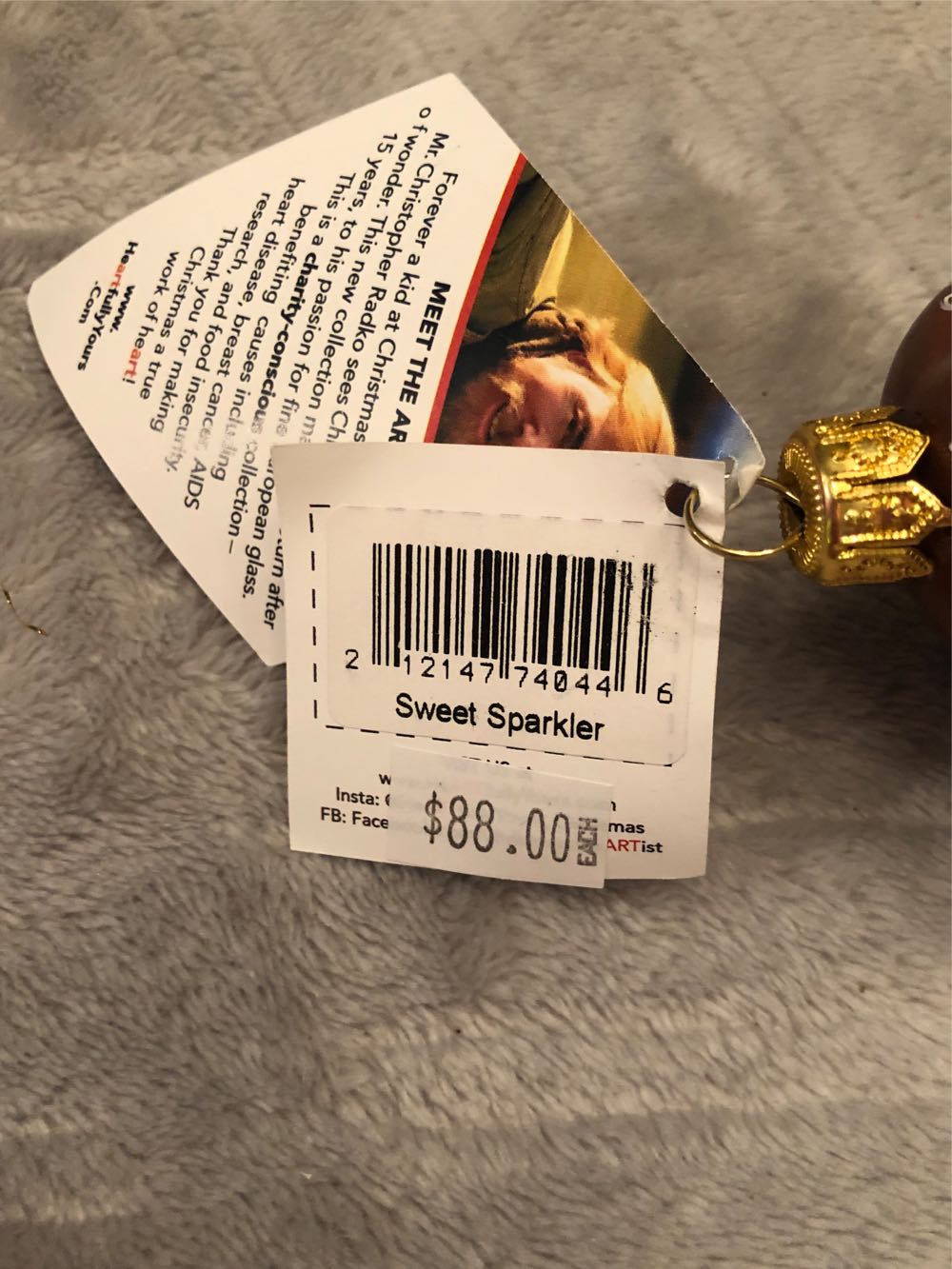 HY Sweet Sparkler  ornament collectible - Main Image 3