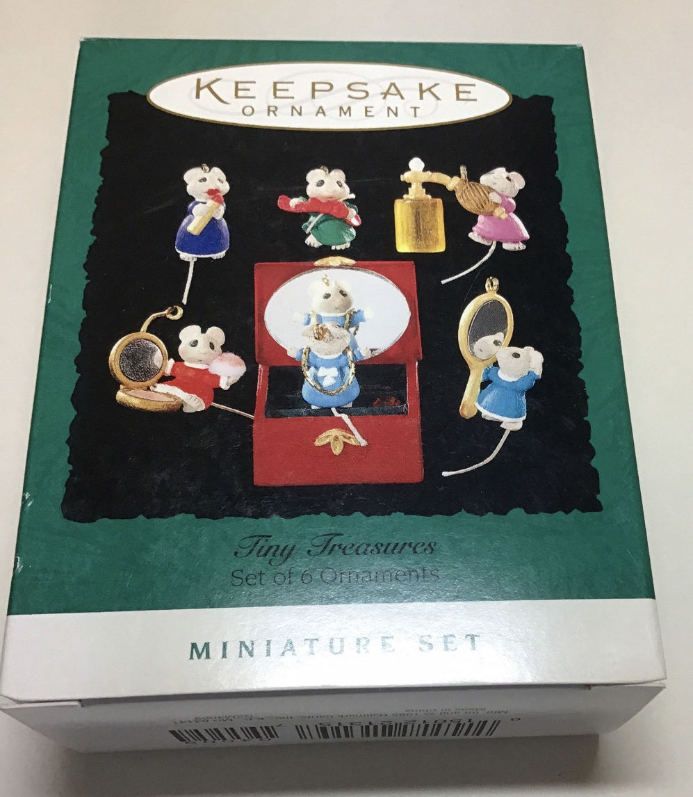 Tender Tiny Touches - 1995 - Tiny Treasures - Powder Puff Pat - Tiny Tender Touches (Collection - Miniature) ornament collectible - Main Image 2