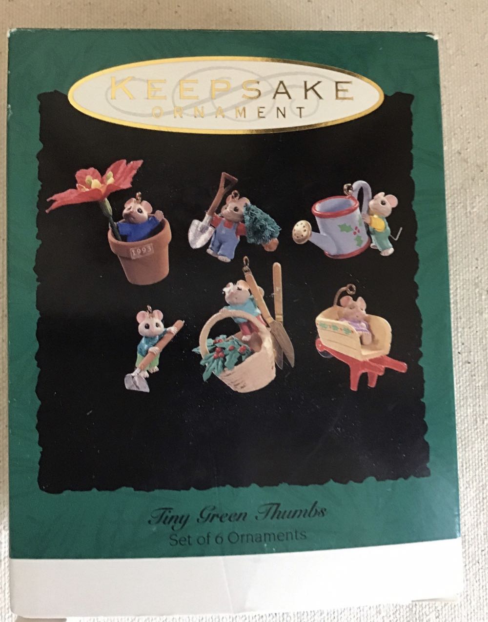Tender Tiny Touches - 1993 - Tiny Green Thumbs - Teeny Clips - Tiny Tender Touches (Collection - Miniature) ornament collectible - Main Image 2