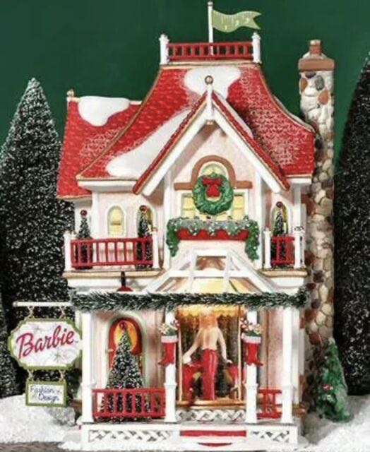 Dept. 56 - North Pole - Building - Barbie™ Boutique - #56.56739 - North Pole - Building (Light Up Village) ornament collectible - Main Image 1
