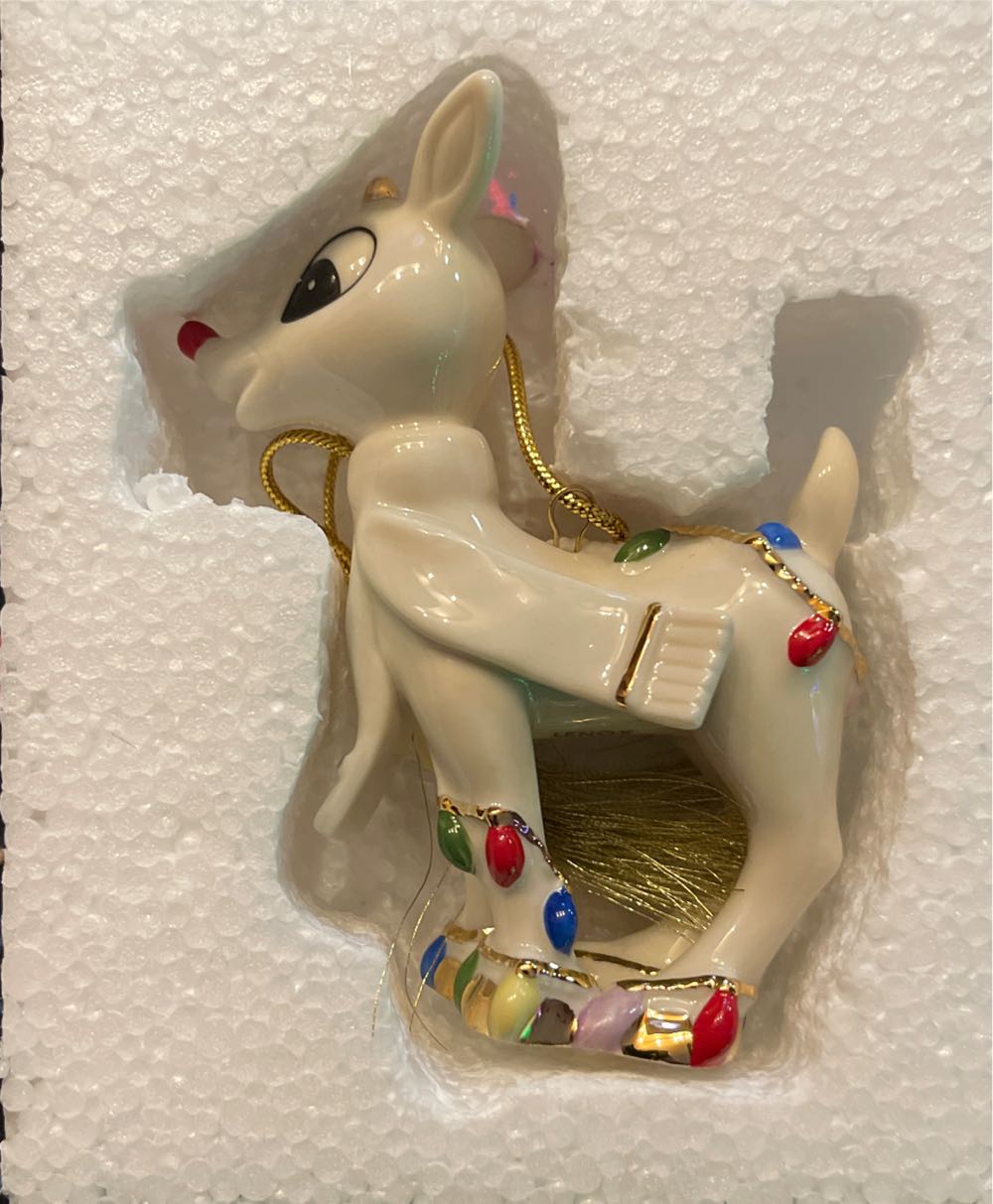 Rudolph’s Christmas Glow - Rudolph (Rudolph The Red Nosed Reindeer) ornament collectible [Barcode 194372001373] - Main Image 1