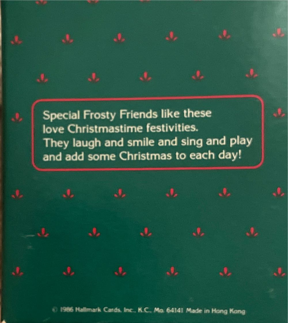 Frosty Friends #7 - Frosty Friends ornament collectible - Main Image 2