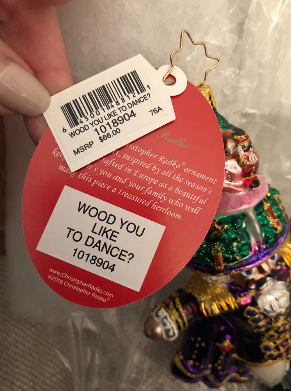 Wood You Like To Dance - Nutcracker ornament collectible - Main Image 2