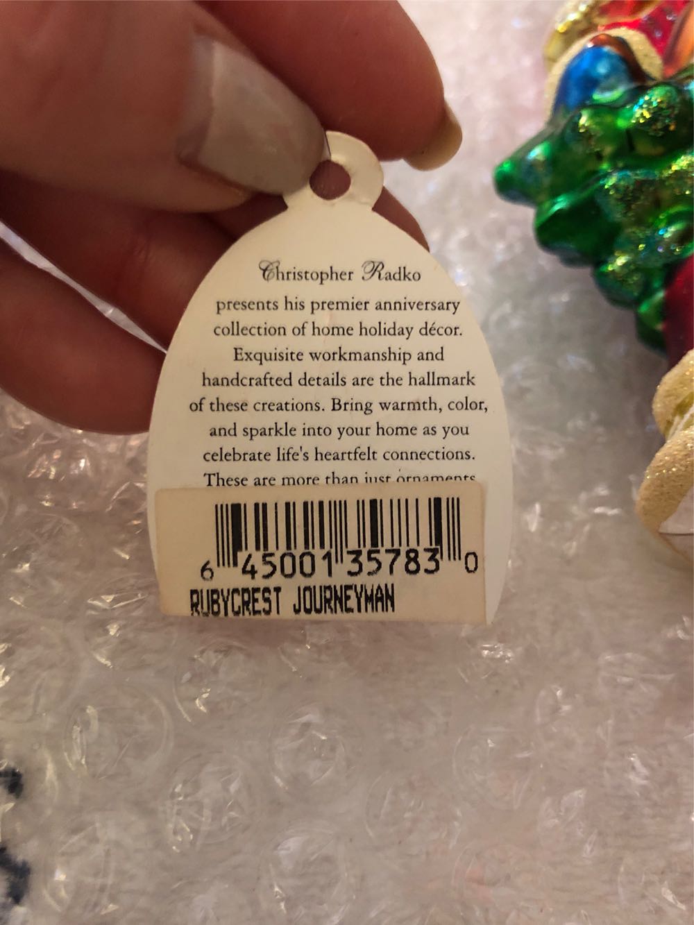 Rubycrest journeyman - Santas ornament collectible - Main Image 2