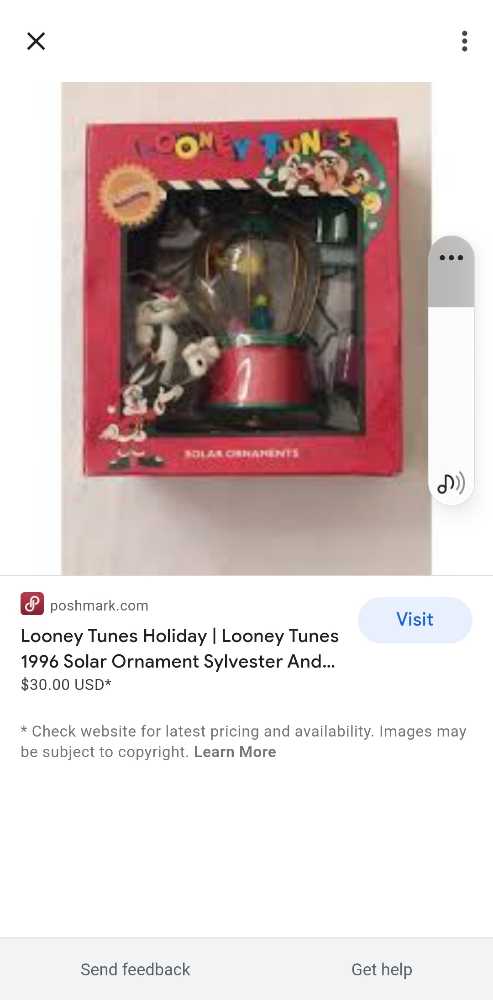 Tweety & Silvester Solar Motion  ornament collectible - Main Image 2