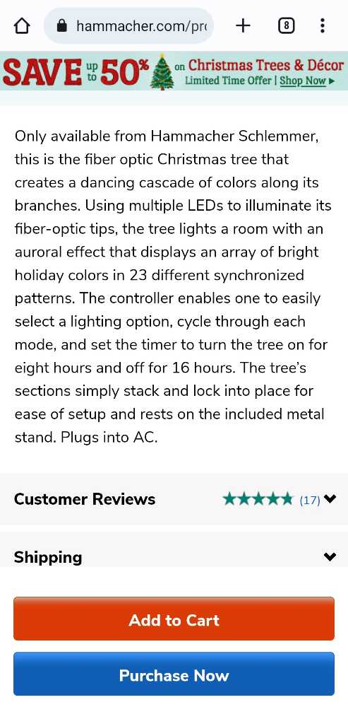 Northern Lights 9ft Fiber Optic Tree   ornament collectible - Main Image 3