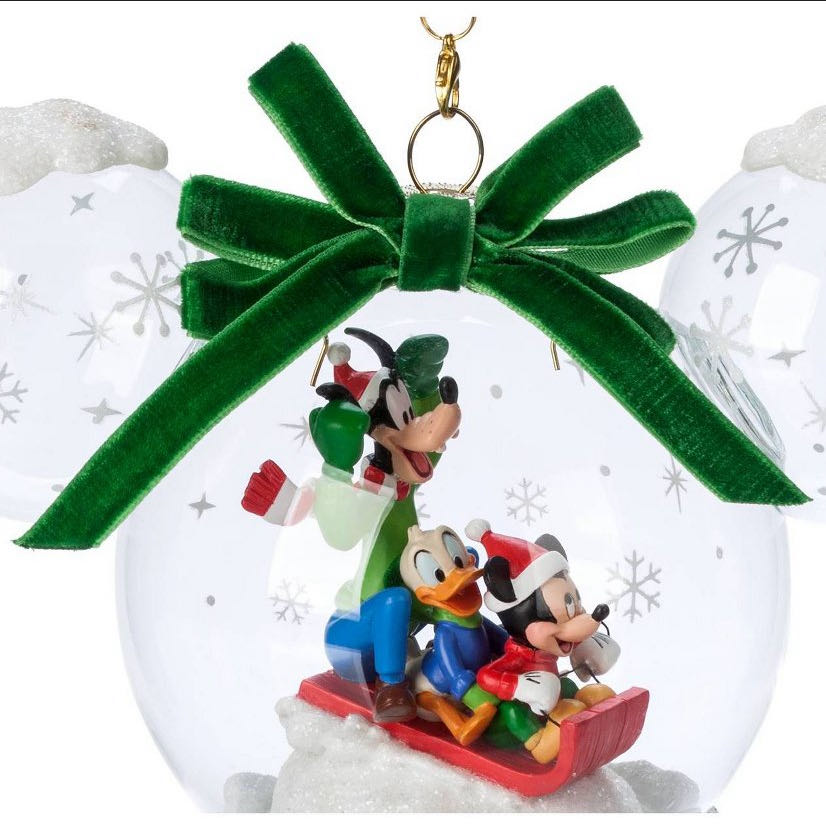 Mickey & Friends: “MICKEY MOUSE & FRIENDS GLASS DOME” Sketchbook Ornament - Disney Mickey Mouse (Hanging Ornament) ornament collectible [Barcode 465062506912] - Main Image 3
