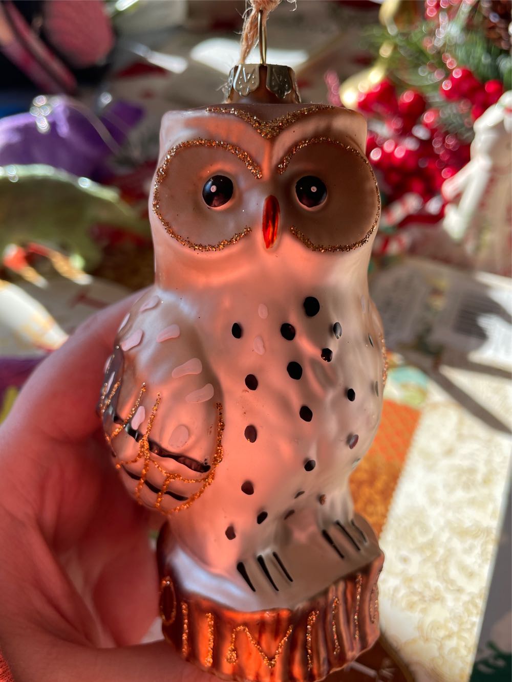 ANIMALS - Owl World Market  ornament collectible [Barcode 26042923] - Main Image 1
