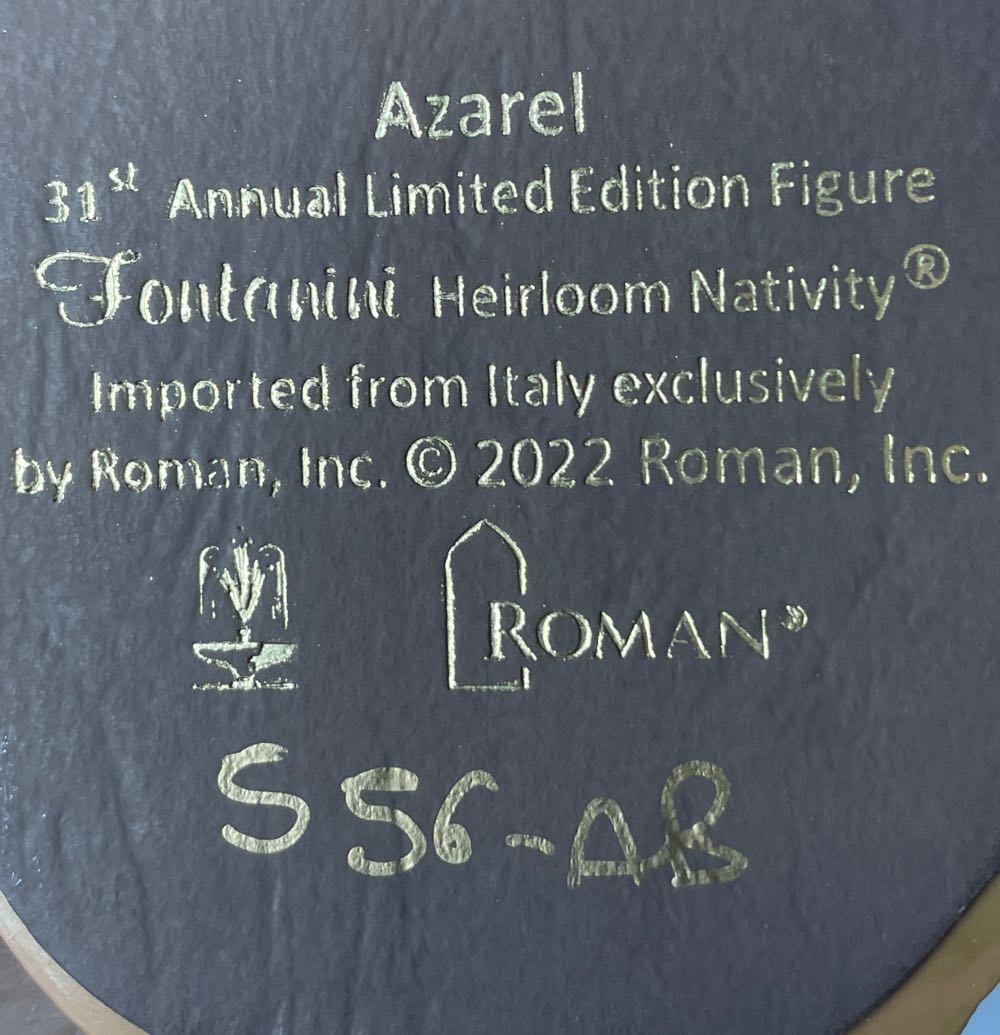 Azarel 5” Fontanini Heirloom Nativity Figure - Shephered - Limited Edition (Shepherd) ornament collectible [Barcode 089945830743] - Main Image 2