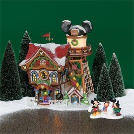 Dept. 56 - North Pole - Building - Mickey’s North Pole Holiday House - 56.56759 - North Pole - Building (Light Up Village) ornament collectible - Main Image 1
