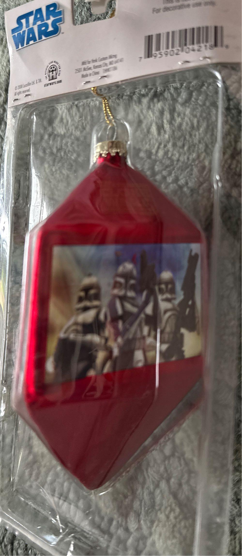 Star Wars Clone Wars Glass - Star Wars: The Clone Wars (Star Wars) ornament collectible [Barcode 795902042189] - Main Image 3