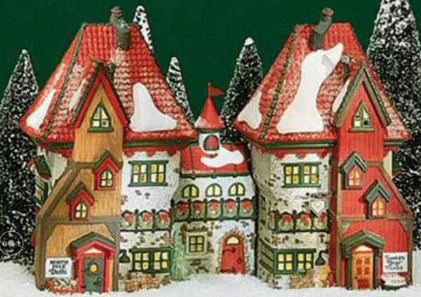 Dept. 56 - North Pole - Building - North Pole Dolls & Santa’s Bears - 56.56359 - North Pole - Building (Light Up Village) ornament collectible - Main Image 1