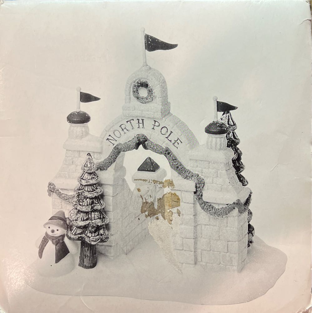 North Pole Gate - North pole series (Santa’s Village) ornament collectible - Main Image 2