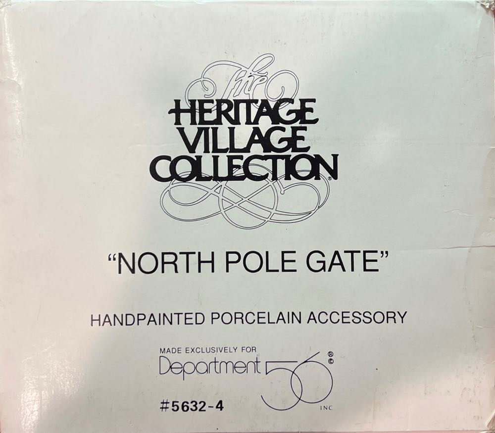 North Pole Gate - North pole series (Santa’s Village) ornament collectible - Main Image 3