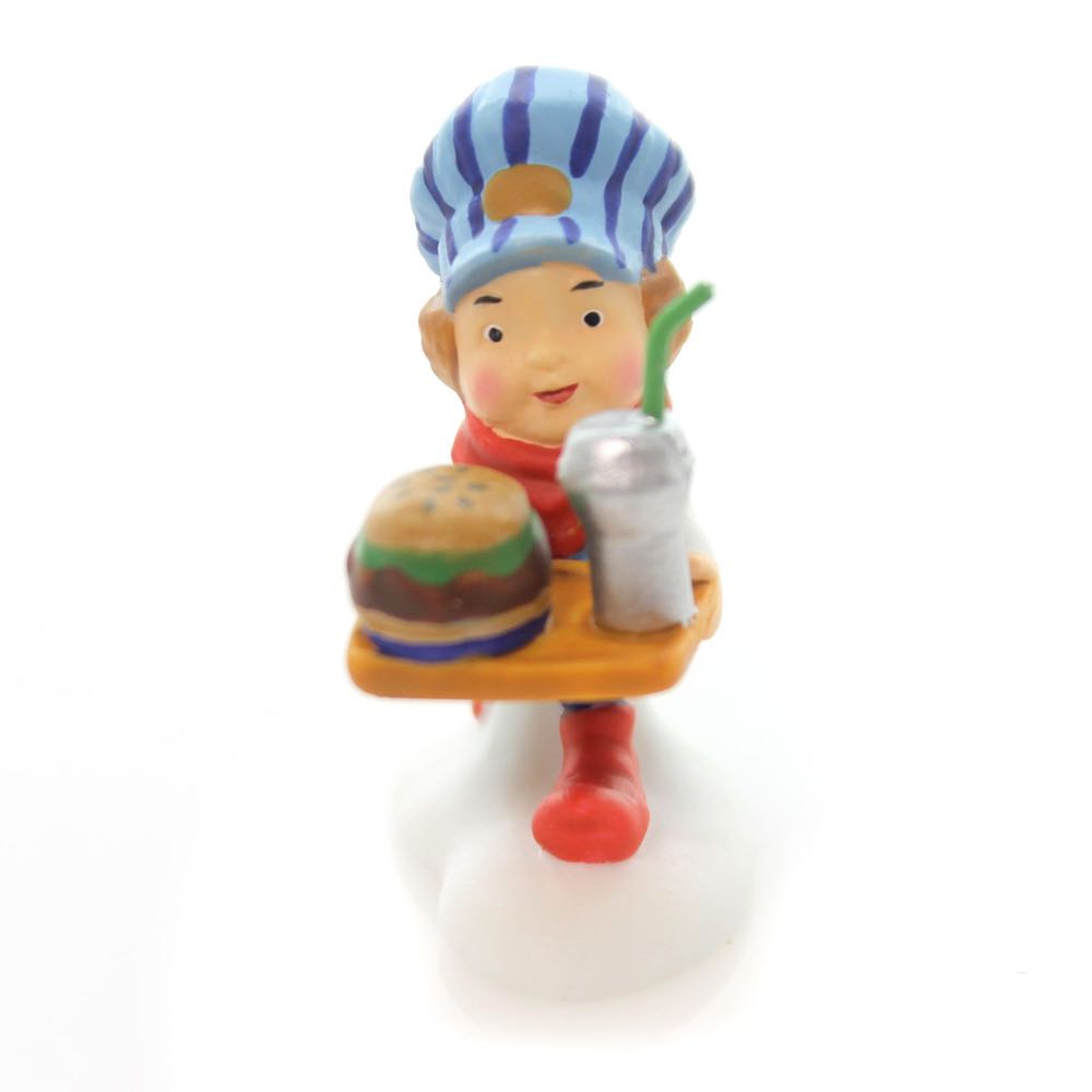 Dept. 56 - North Pole - Accessory - One Choo-Choo Burger Coming Up - 56.56889 - North Pole - Accessory (Light Up Village) ornament collectible - Main Image 2
