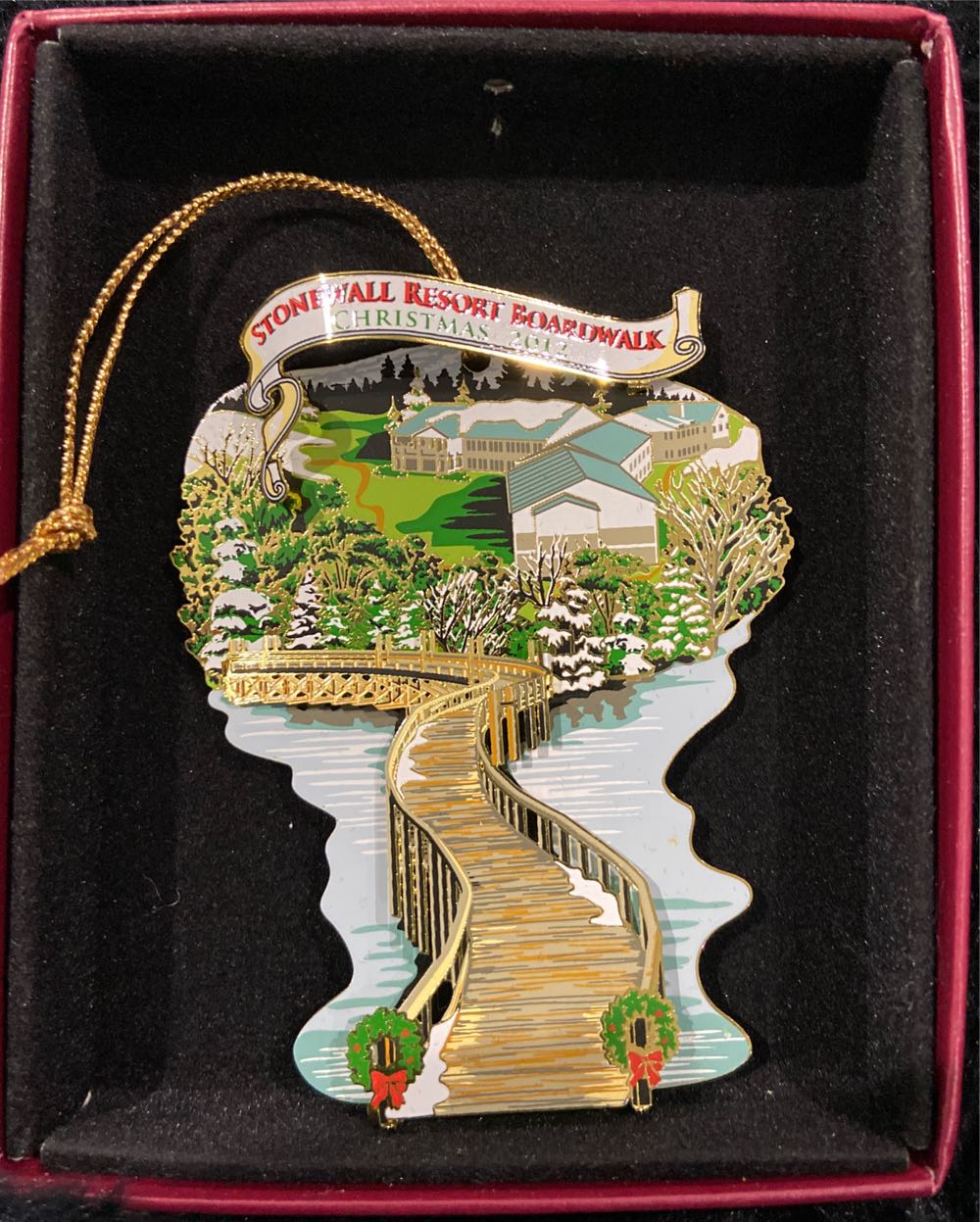 Stonewall Resort Boardwalk  ornament collectible - Main Image 2