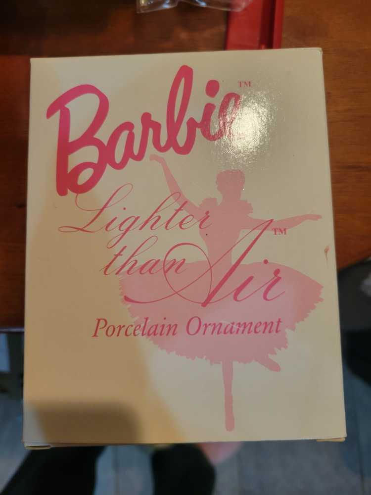 Barbie Lighted Than Air Porcelain Ornament  ornament collectible - Main Image 3
