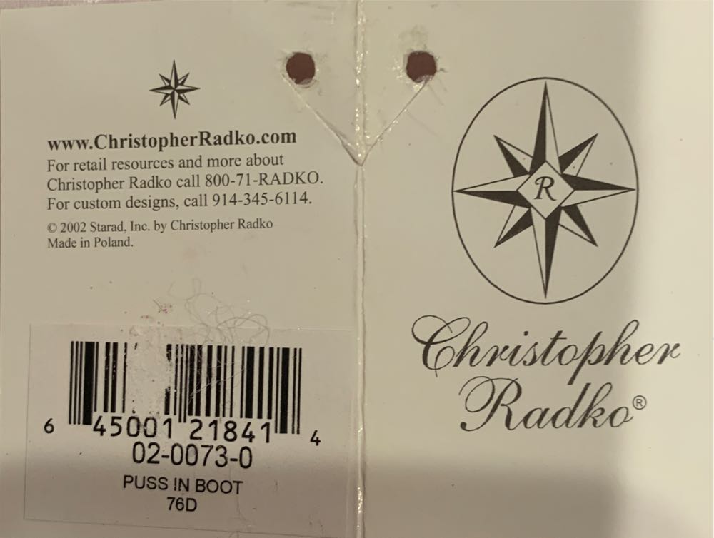 Puss In Boots  ornament collectible - Main Image 4