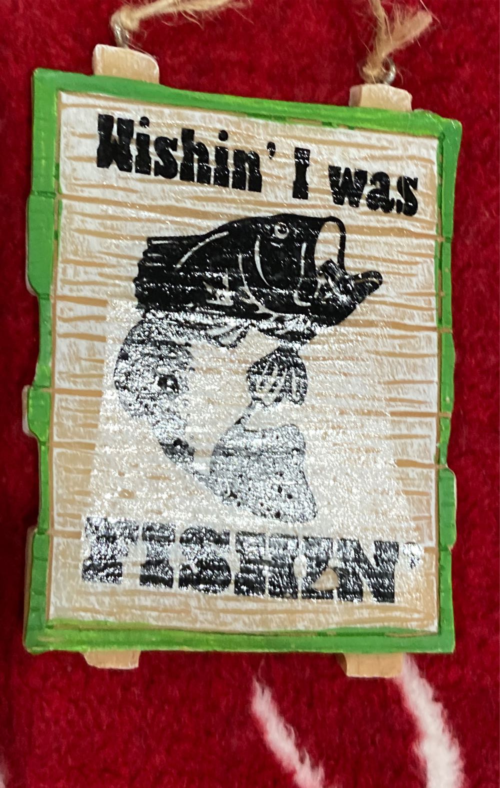 Wishin’ I was Fishin’  ornament collectible - Main Image 1