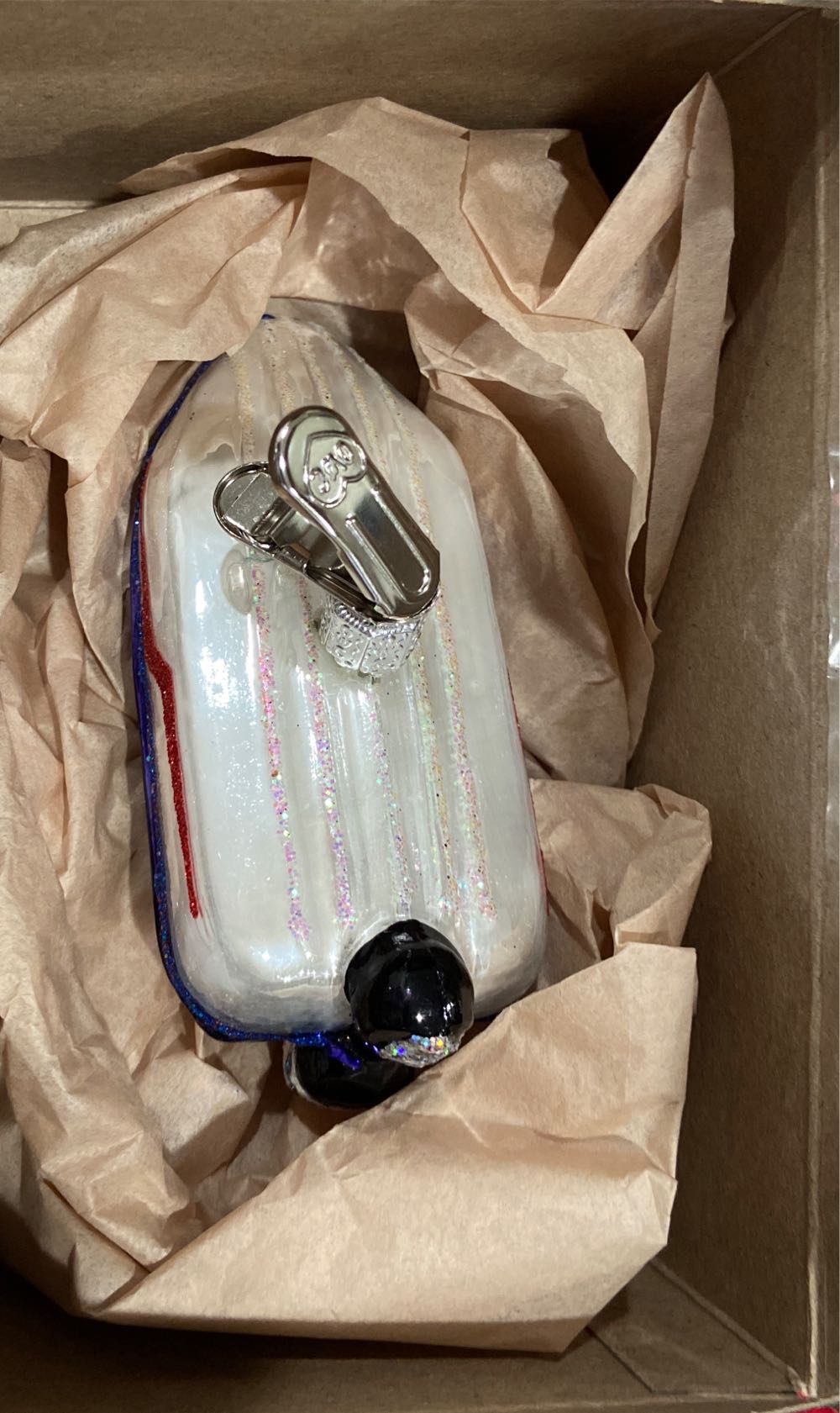 Old World Christmas Bass Boat  ornament collectible - Main Image 4