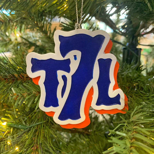 The 7 Line Logo Ornament - The 7 Line (Baseball: New York Mets) ornament collectible [Barcode 195581998263] - Main Image 1