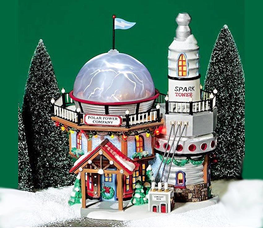 Dept. 56 - North Pole  - Building - By  Polar Power Company - 56.56741 - North Pole - Building (Light Up Village) ornament collectible - Main Image 1