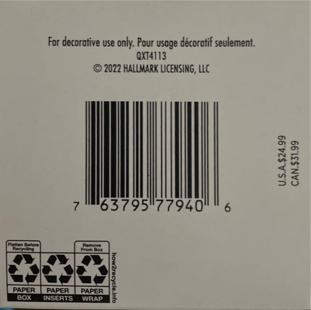 Jolly Santa - Retro (Nostalgia) ornament collectible [Barcode 763795779406] - Main Image 4