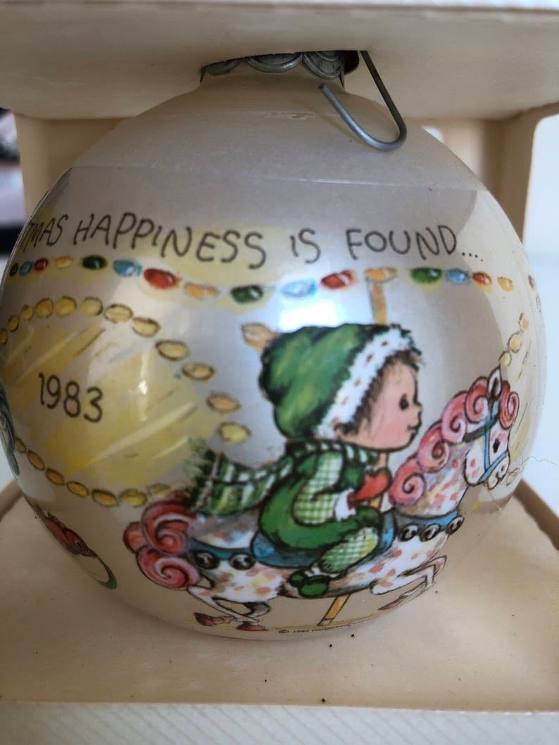 Betsey Clark - 1983 - #11 - Christmas Happiness - Betsey Clark (Collectible Series) ornament collectible - Main Image 2