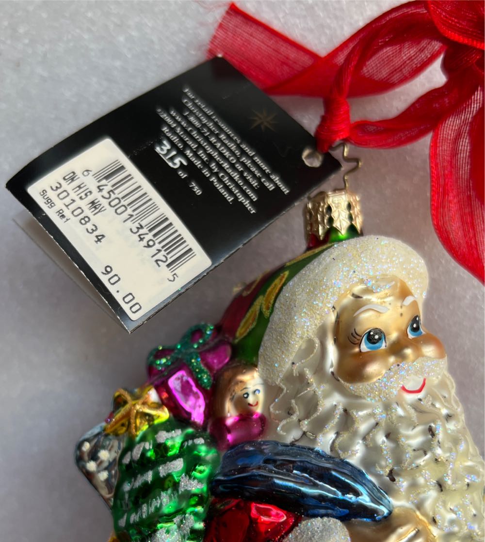 On His Way (3010834)  ornament collectible [Barcode 645001349125] - Main Image 3
