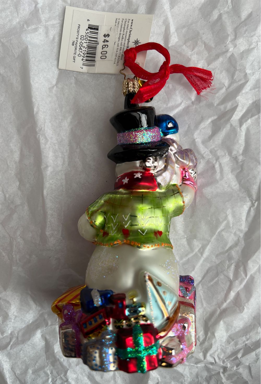 Frosty’s Favorite Gift (02-0547-0)  ornament collectible - Main Image 2