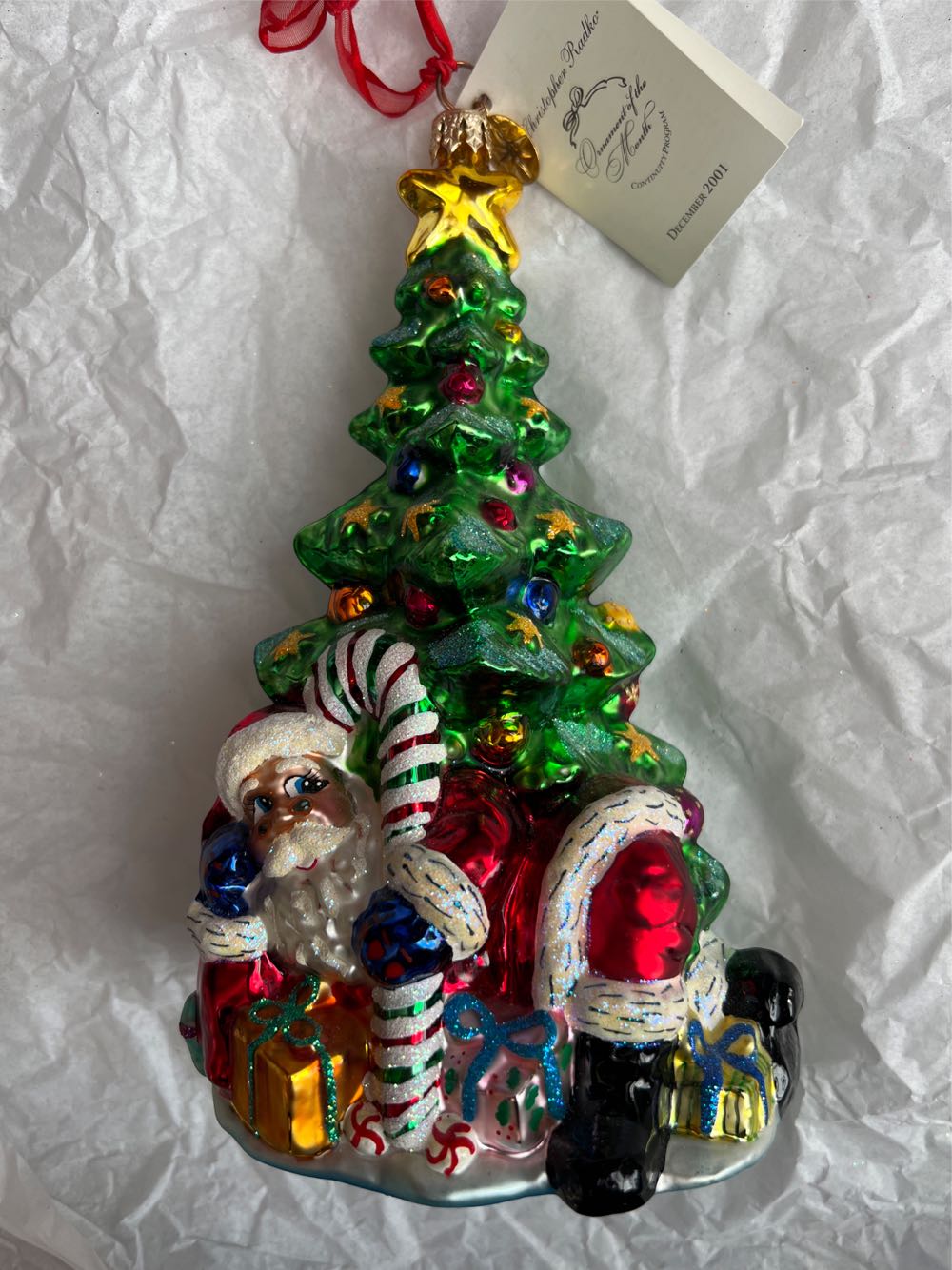 Santa With Gifts Music Box