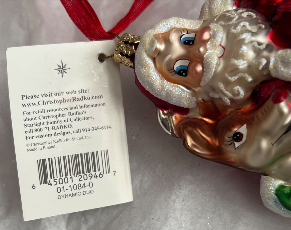 Dynamic Duo (01-1084-0)  ornament collectible - Main Image 3