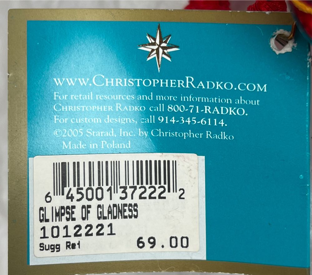 Glimpse Of Gladness (1012221)  ornament collectible - Main Image 3