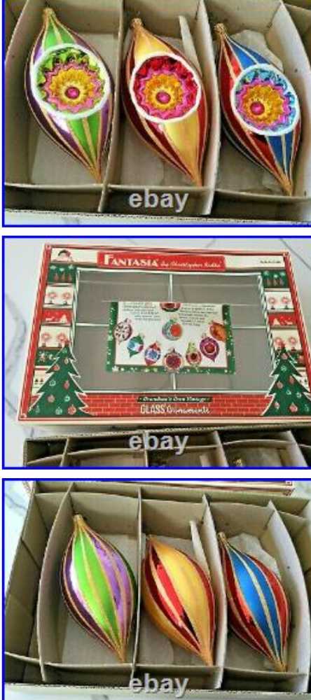 Carnival Comets Set Of 3 Fantasia  ornament collectible - Main Image 3