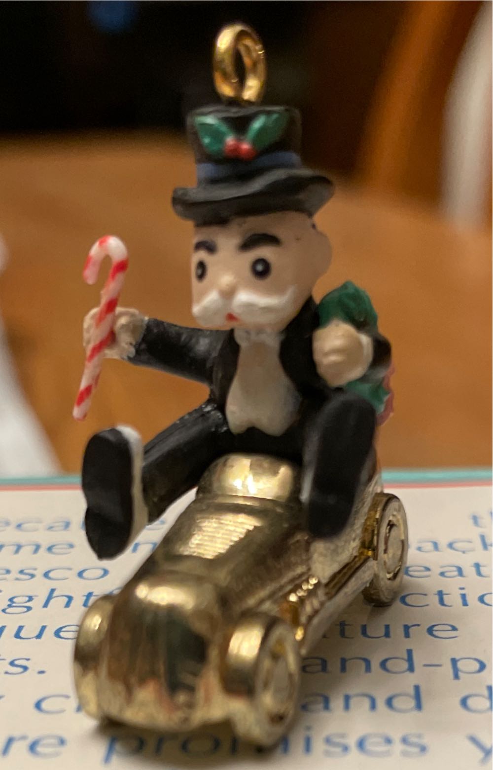 Monopoly “Advance To Go” - Miniature (Monopoly) ornament collectible [Barcode 045544122344] - Main Image 3