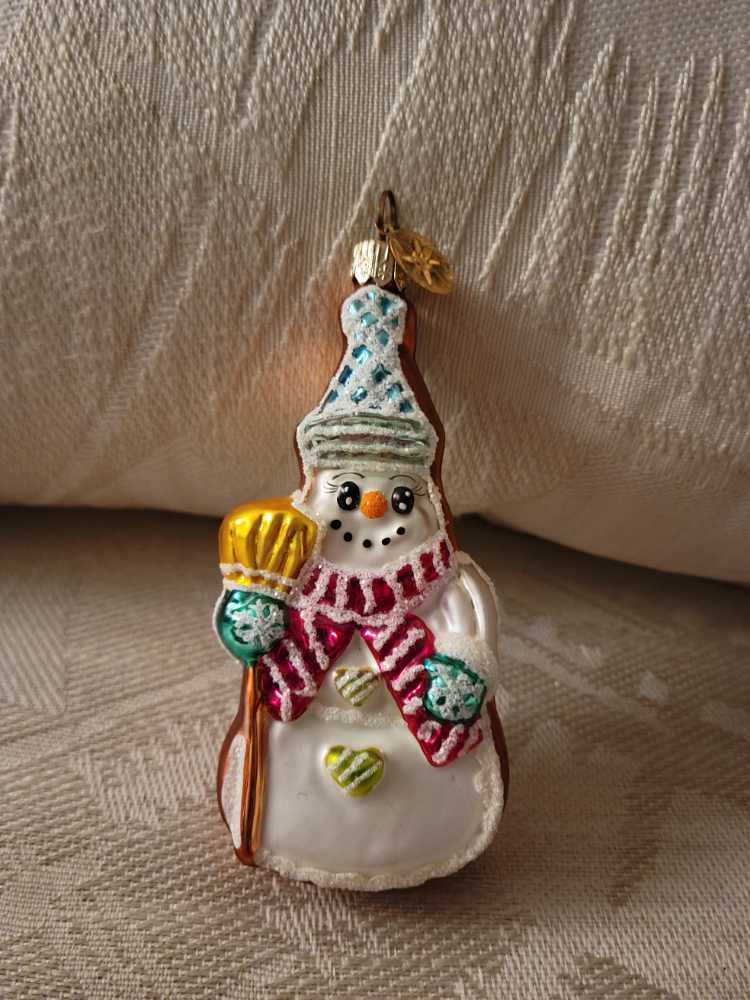 Sneeuwman met Zilveren Kado