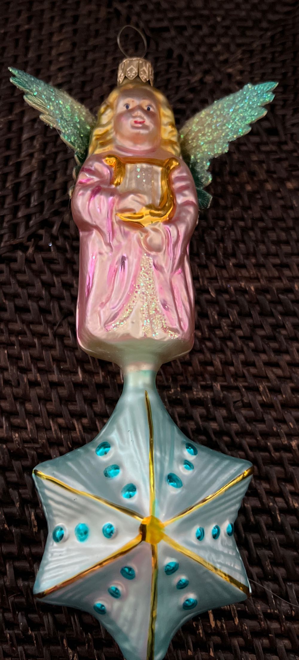 Starbucks Blue Jeweled Cold Cup Key Chain