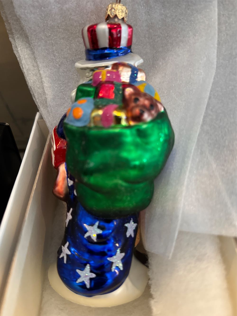 Uncle Sam Santa  (Santa) ornament collectible [Barcode 645001168306] - Main Image 4