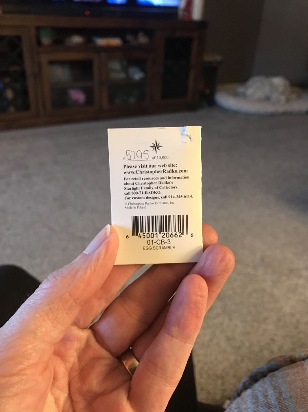 Egg Scramble  ornament collectible [Barcode 645001206626] - Main Image 2