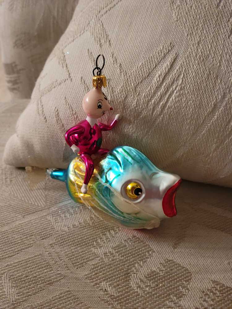 Merry & Bright Shimmer Iridescent 3-piece Set Clear Sleigh, Christmas Tree, &  Snowflake