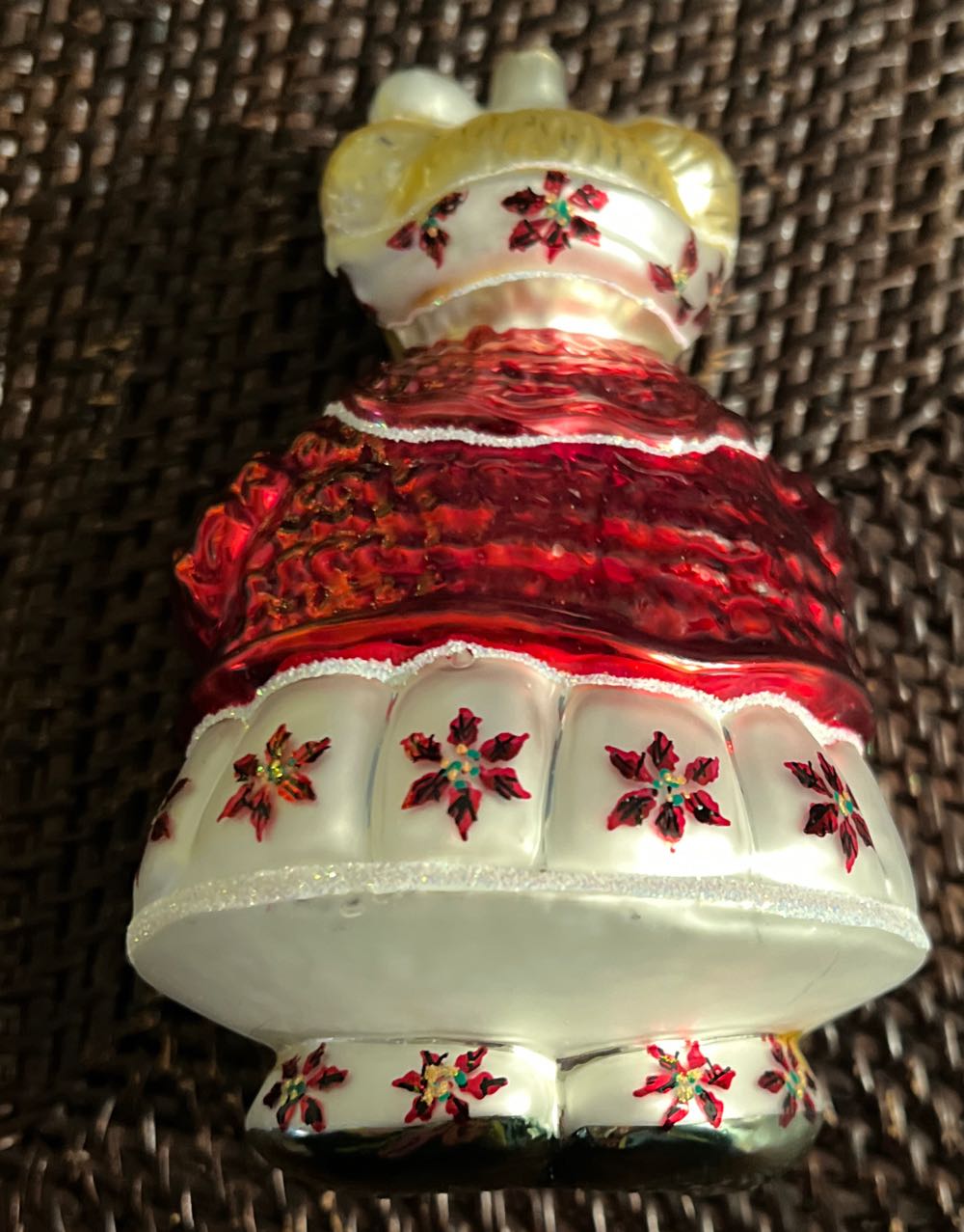 Muffy Vanderbear Picking Poinsettias - Muffy VanderBear ornament collectible - Main Image 2