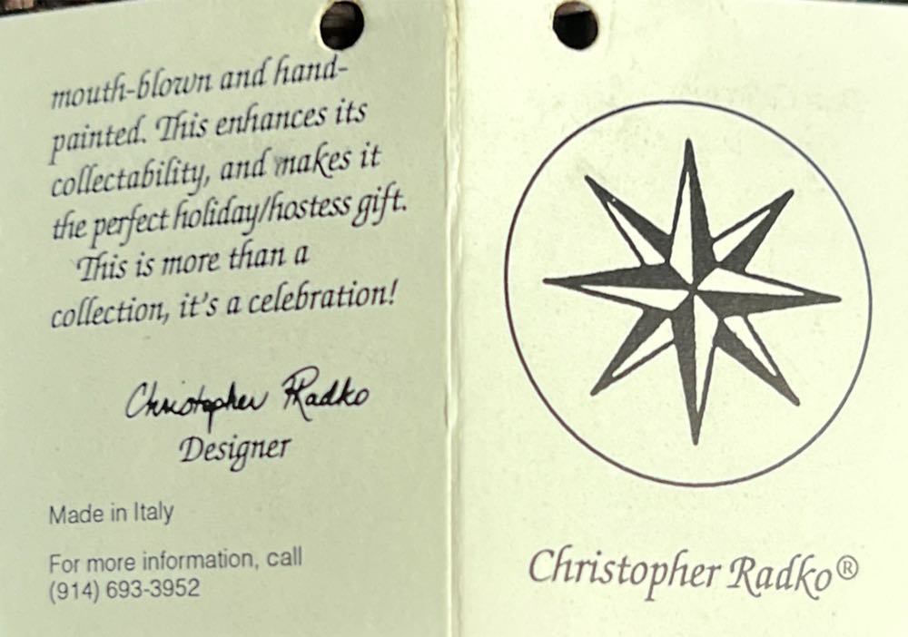 Italian Oh Holy Night  ornament collectible - Main Image 3