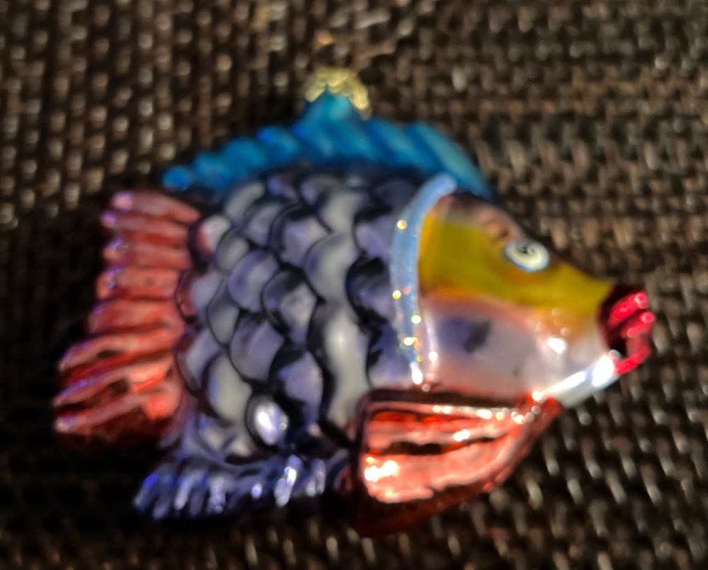 Fish-Purple  ornament collectible - Main Image 2
