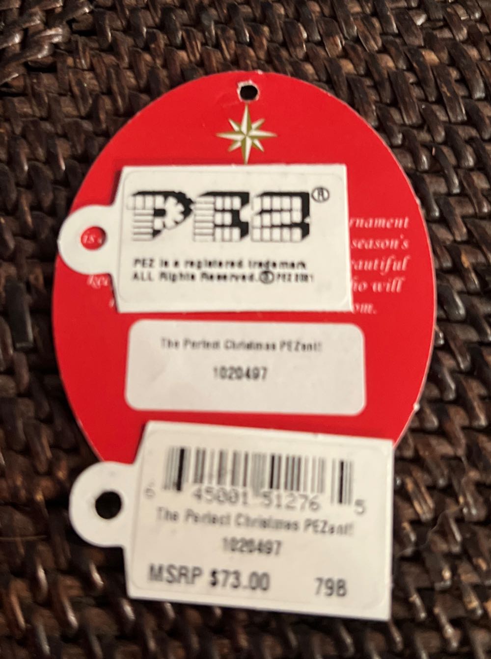 The Perfect Christmas PEZent  ornament collectible [Barcode 645001512765] - Main Image 3