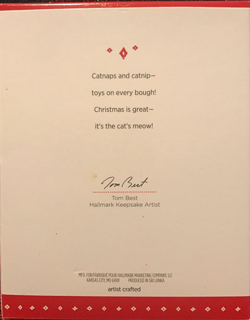 The Cat’s Meow  ornament collectible - Main Image 2