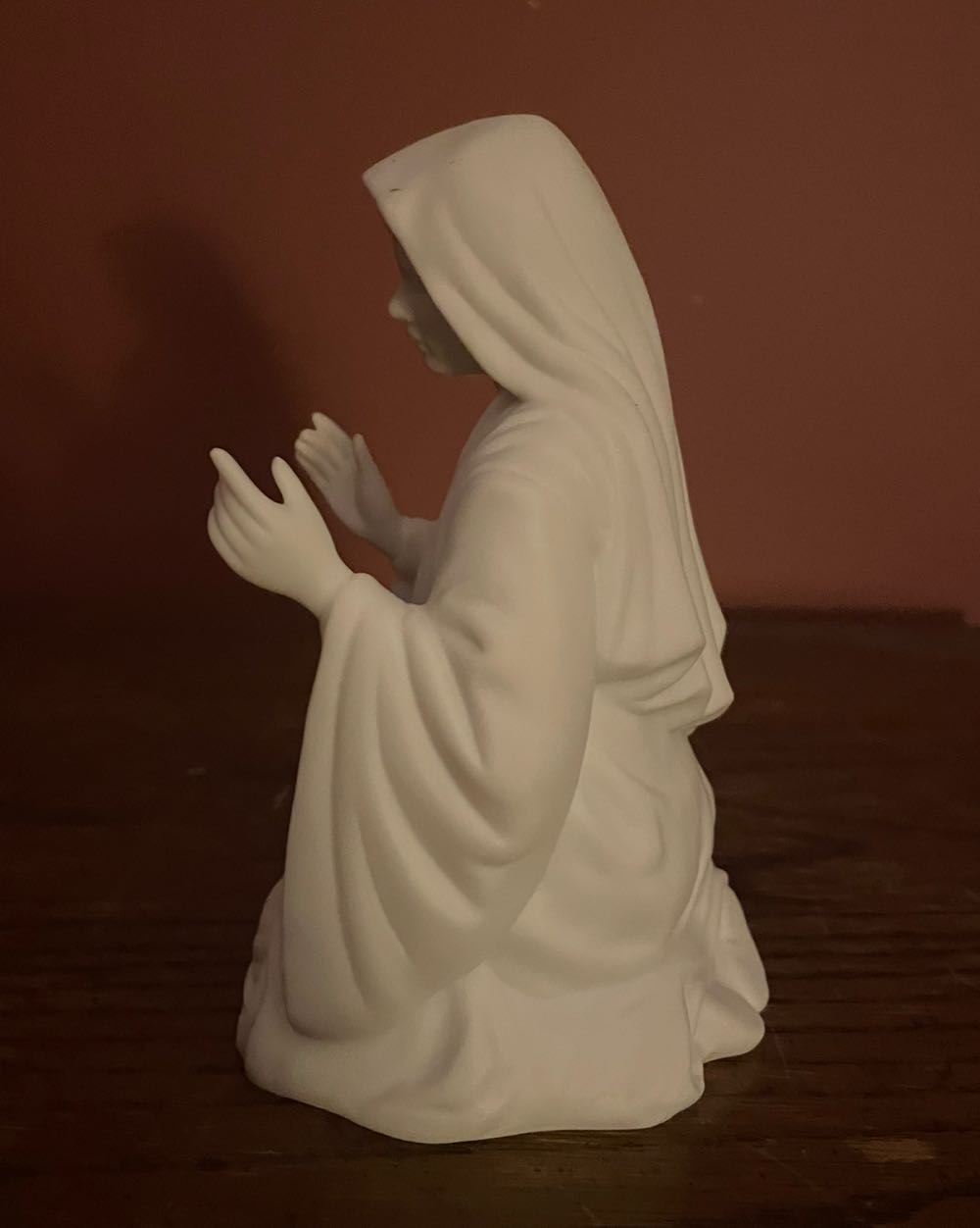 Dept. 56 - Silhouette Treasures - Nativity - “The Miracle Of Christmas” - Holy Family - Virgin Mary - #78612 - Holy Family (Nativity) ornament collectible - Main Image 4