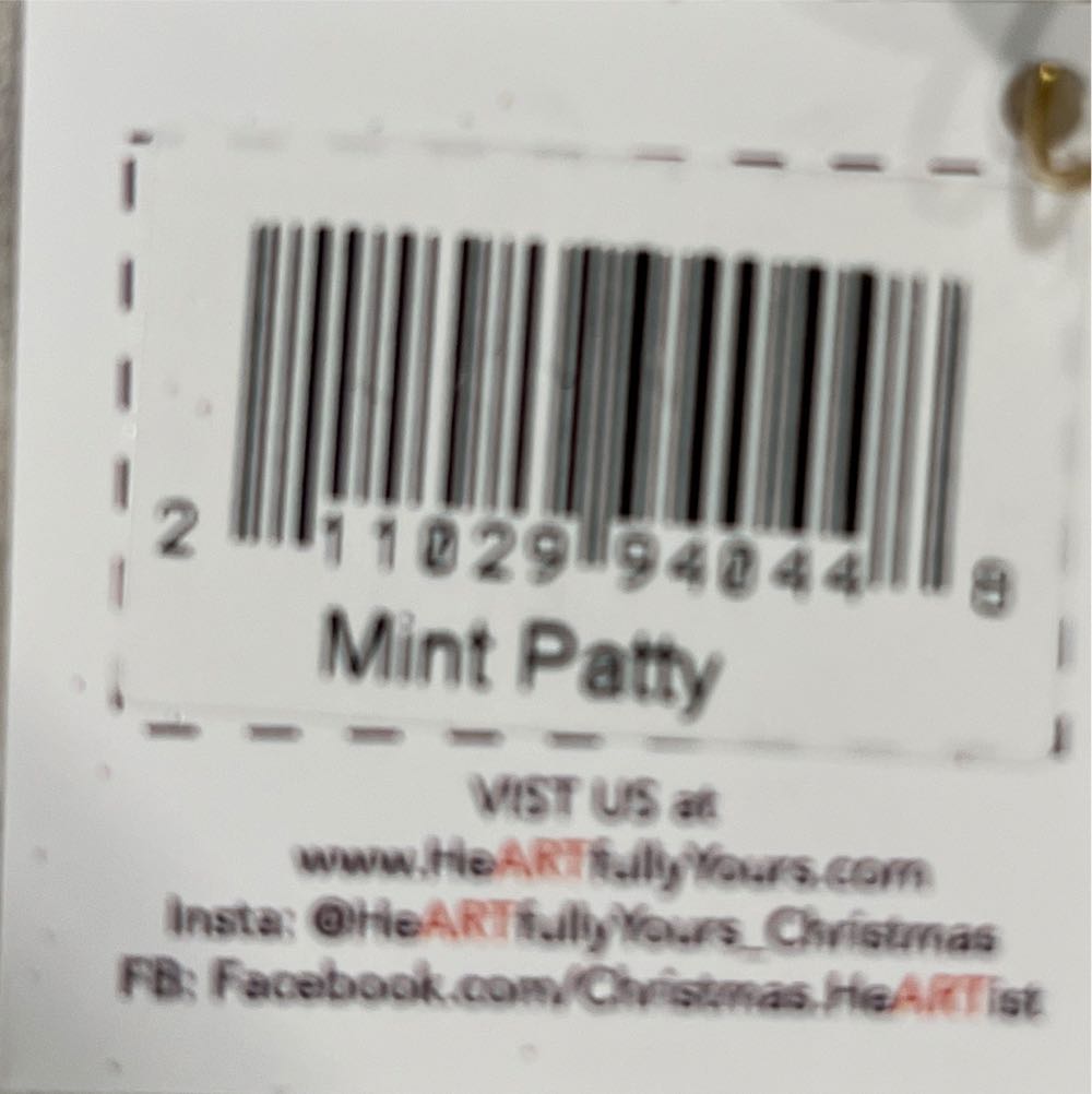 Mint Patty  ornament collectible - Main Image 3