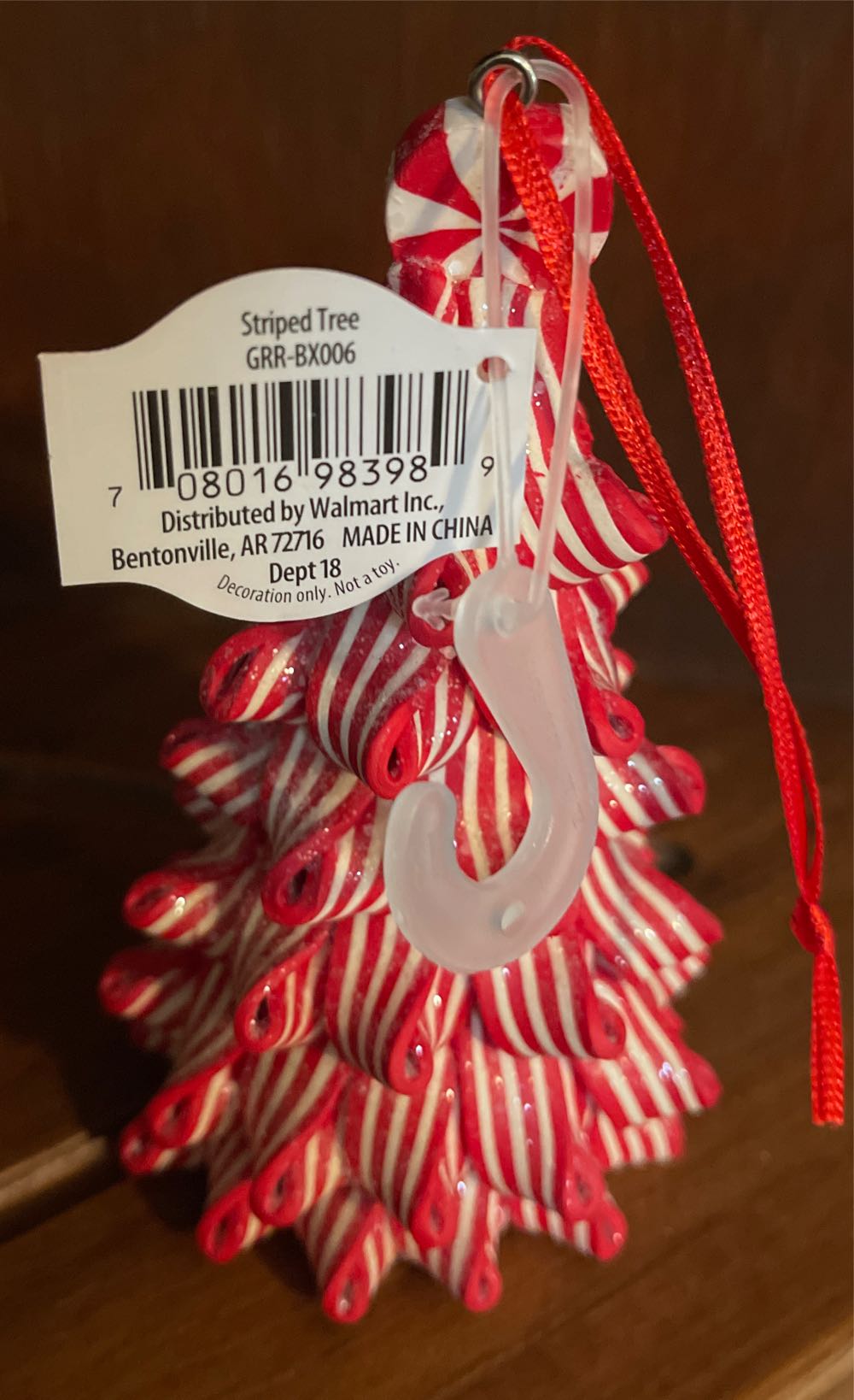 Christmas Tree Striped - Trees (Trees) ornament collectible [Barcode 708016983989] - Main Image 4