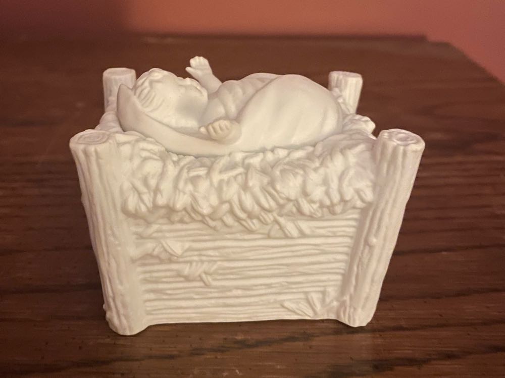 Dept. 56 - Silhouette Treasures - Nativity - “The Miracle Of Christmas” - Holy Family - Baby Jesus - #78612 - Holy Family (Nativity) ornament collectible - Main Image 2