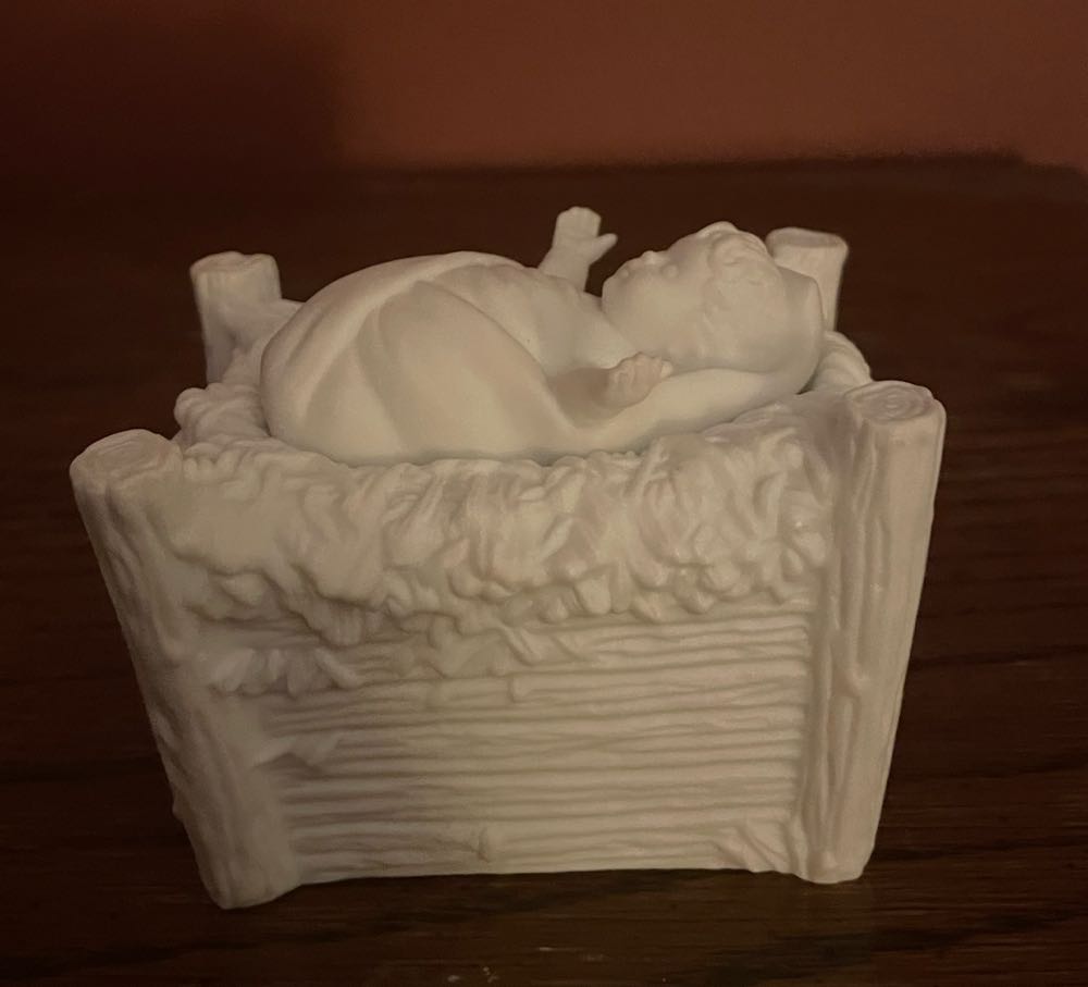 Dept. 56 - Silhouette Treasures - Nativity - “The Miracle Of Christmas” - Holy Family - Baby Jesus - #78612 - Holy Family (Nativity) ornament collectible - Main Image 3